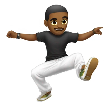 breakdance capoeira sticker