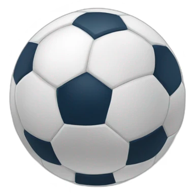 Coracao em formato de bola de futebol sticker