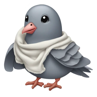 Pigeon in blankie sticker