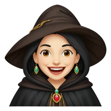 Bruja riendo  sticker