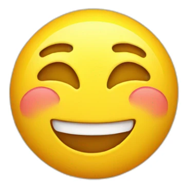 emoji yellow face laughing hearts sticker