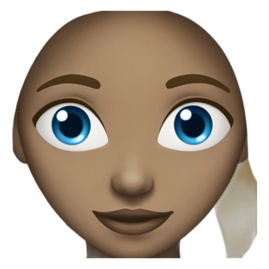 happyness wife with blue eye sticker