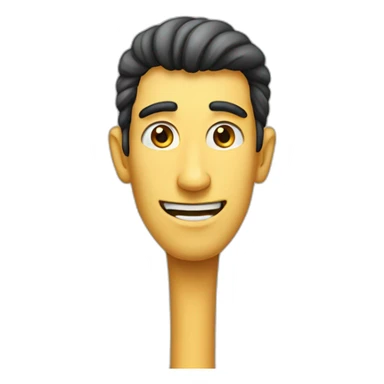 super duper long neck guy sticker