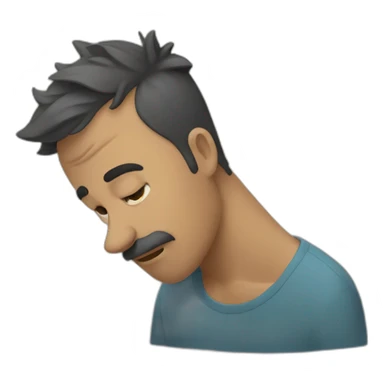 Un gars qui pleure  sticker