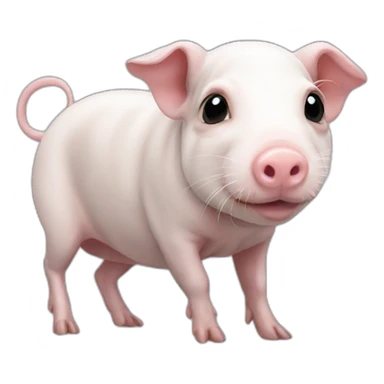 Skinny pig sticker