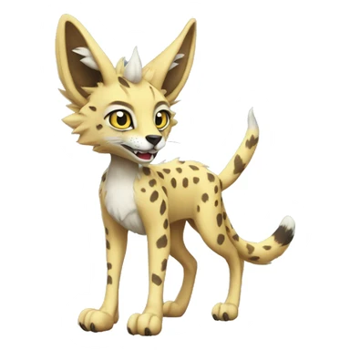 Epic Sergal-Serval-Vernid full body sticker
