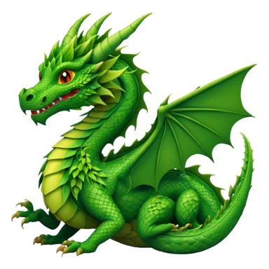 um dragão de plantas  sticker