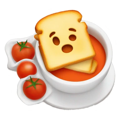 grilled cheese and tomato soup sticker