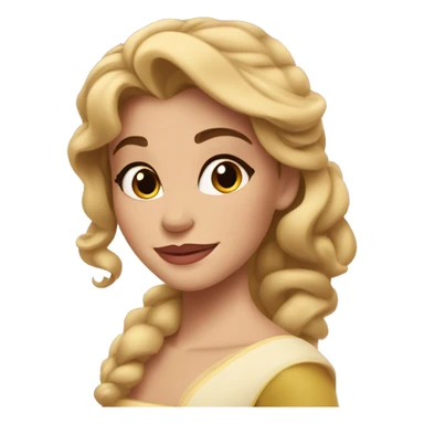 Belle from Beauty and the Beast sticker
