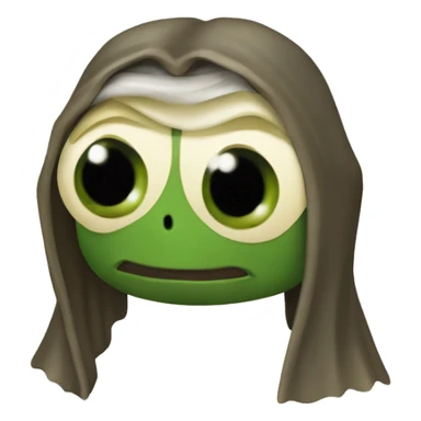 frog as Aragorn from LOTR sticker