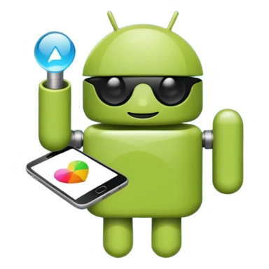 Crea un icono de peliculas estilo android sticker