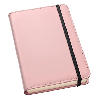 Aesthetic light pink note journal book sticker