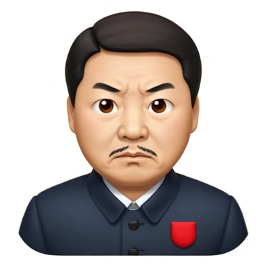 Angry Xi Jinping sticker