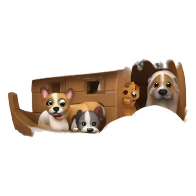 Noah’s ark with tacos sticker