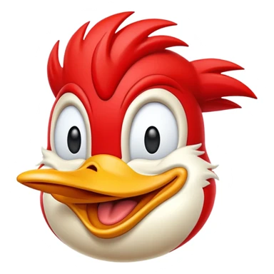 Woody woodpecker emoji sticker