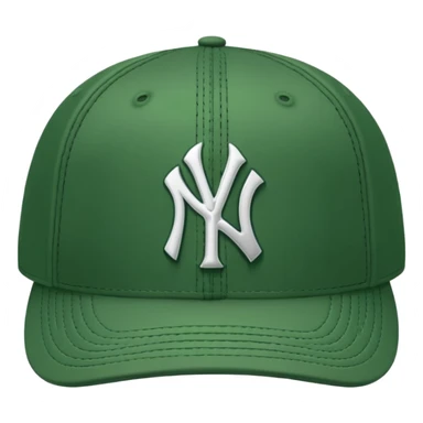 new york Yankee green cap sticker