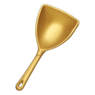 Golden shovel Slanting placement sticker