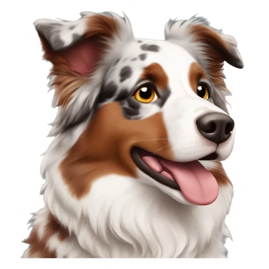 Red Merle Australian shepherd sticker