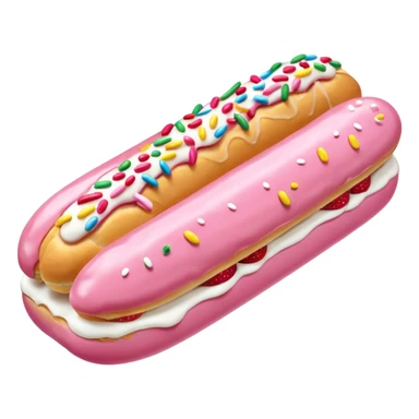 Strawberry frosting éclair























 sticker