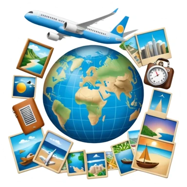 An extremely detailed lifestyle vision board collage for the year 2026. sticker