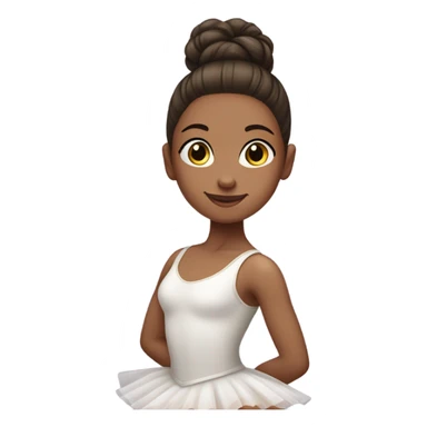 Girl práctice ballet sticker