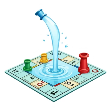 Water works monopoly sticker