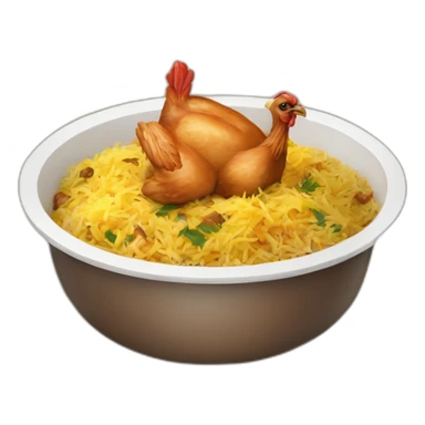 chicken biryani sticker