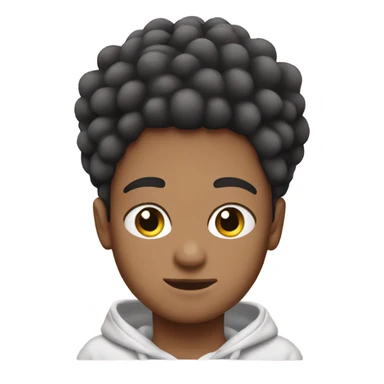 Pink palm puff hoodie sticker