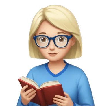 Window with person reading + blue light, Apartment Windows. sticker