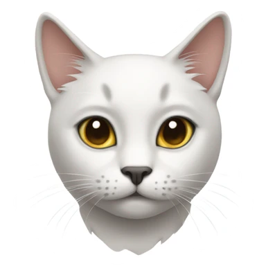 Cat with white tank top sticker