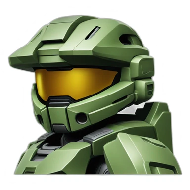 master chief but short sticker