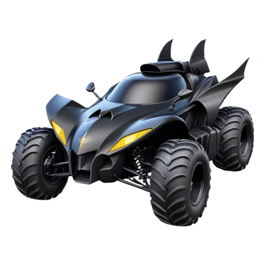 batmobile atv banshee with a smile sticker