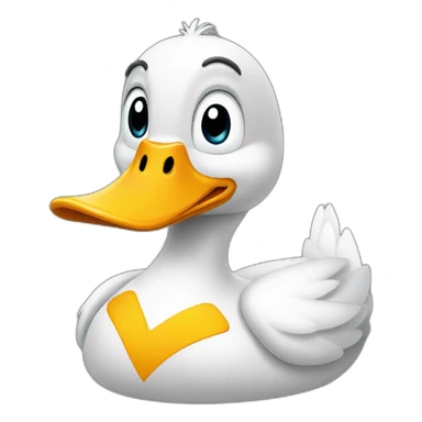 Un canard sticker