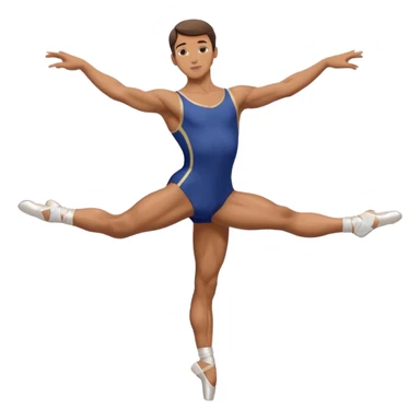 male.ballet dancer sticker