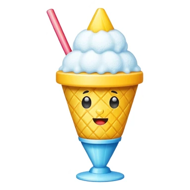 pineapple snow cone sticker