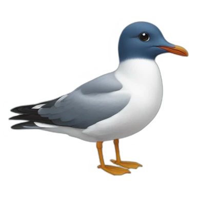 Mouette Bleu sticker