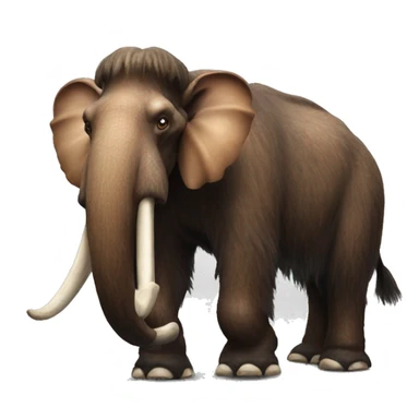 Hyper realistic mammoth  sticker