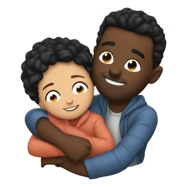 me and my bf cuddling sticker