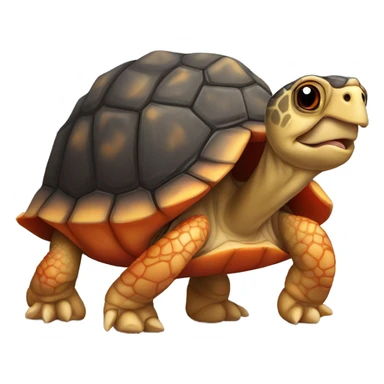 Red footed tortoise  sticker