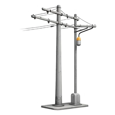 electric pole cement sticker