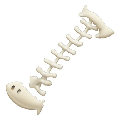 fish bone sticker