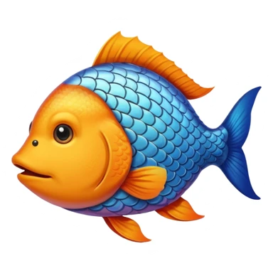 poisson avec tête de chien sticker