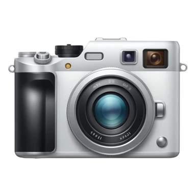 Mirrorless white camera
 sticker