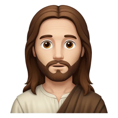Jesus with white skin sticker