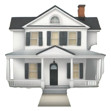 white home sticker