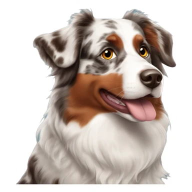 Red Merle Australian Shepherd  sticker
