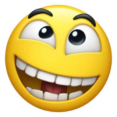 yellow emoji evil laughing  sticker