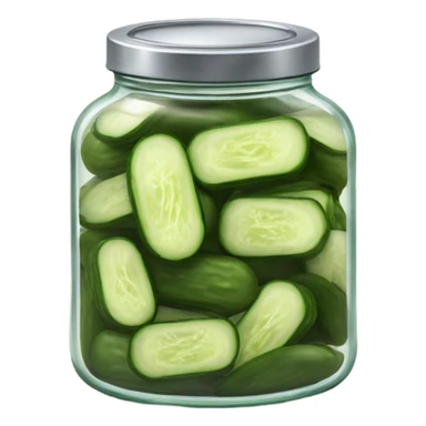 Jar of pickles sticker