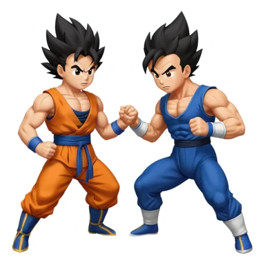 Goku and Vegeta  sticker