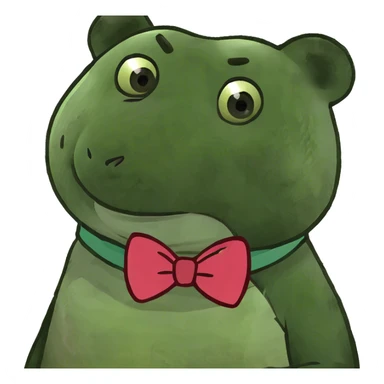 panda with heart eyes sticker